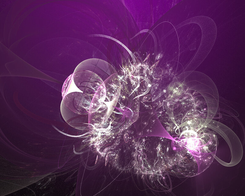 Abstract purple fractal art