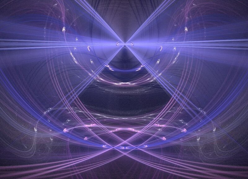 Abstract purple fractal art