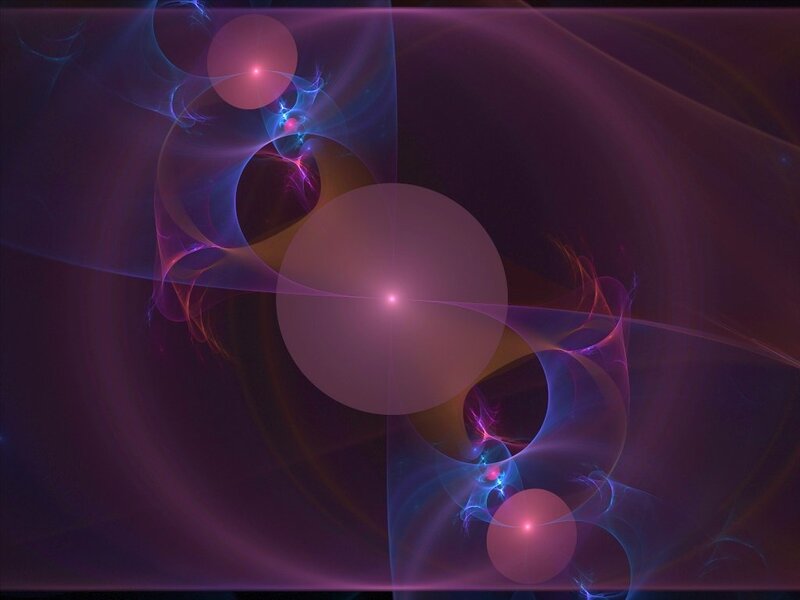 abstract purple fractal art