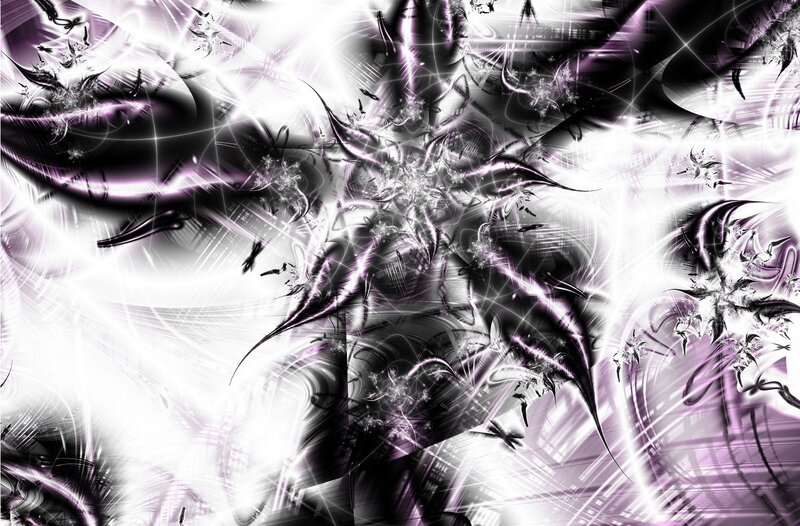 abstract purple fractal art