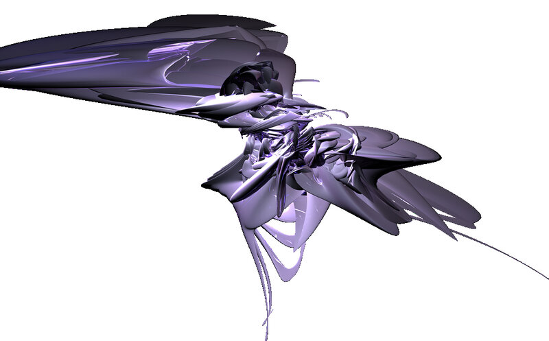 abstract purple fractal design