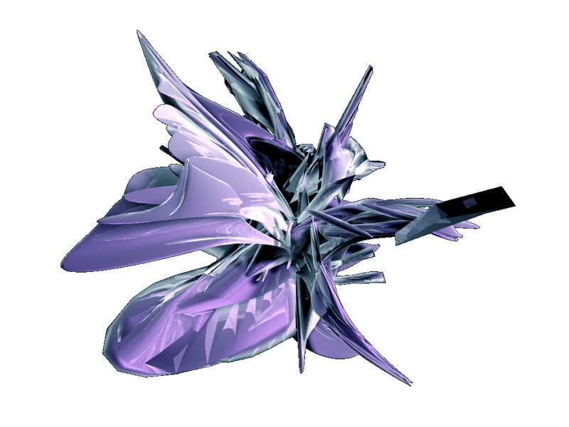 abstract purple fractal design
