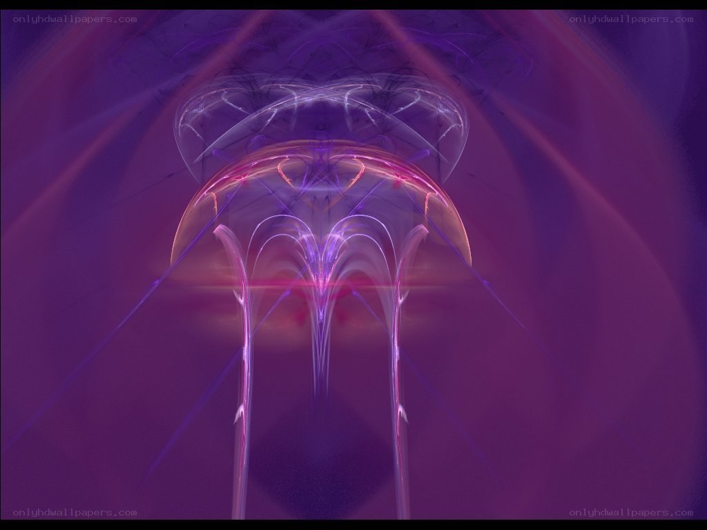 Abstract purple fractal design