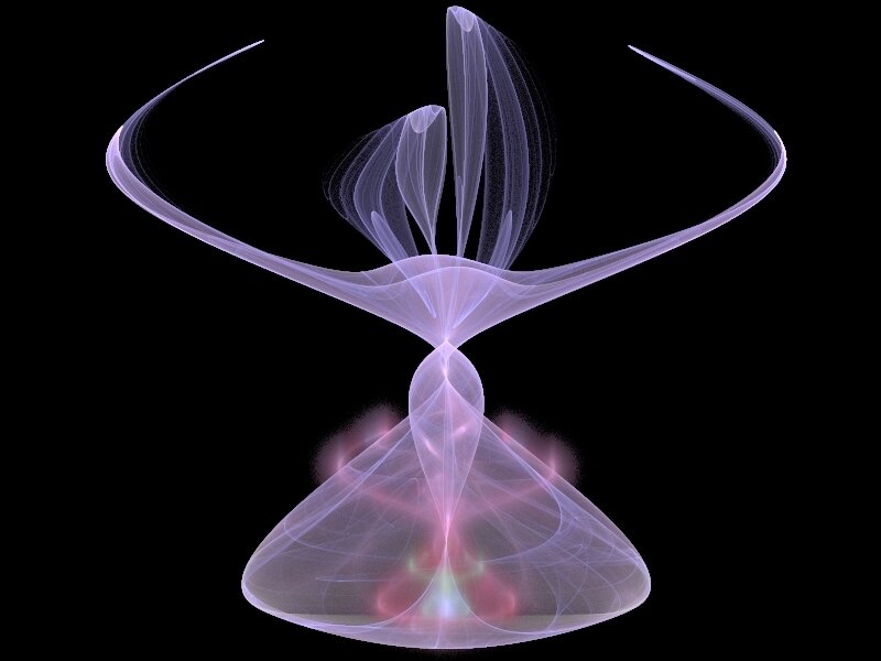 abstract purple fractal design