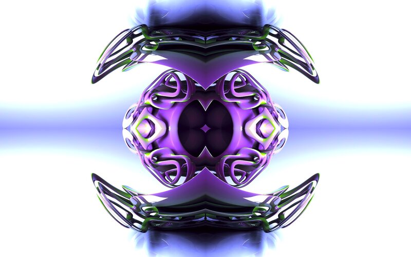 abstract purple fractal design