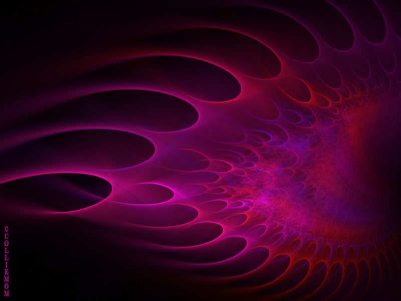 Abstract purple fractal design