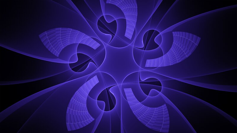 Abstract purple fractal design