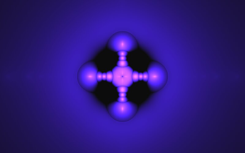 Abstract Purple Fractal — Mystical
