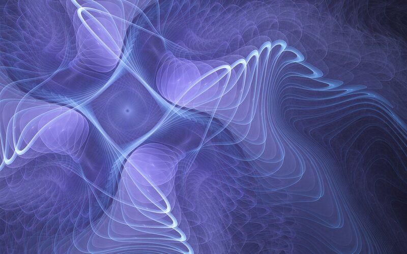 Abstract Purple Fractal Patterns — Ethereal