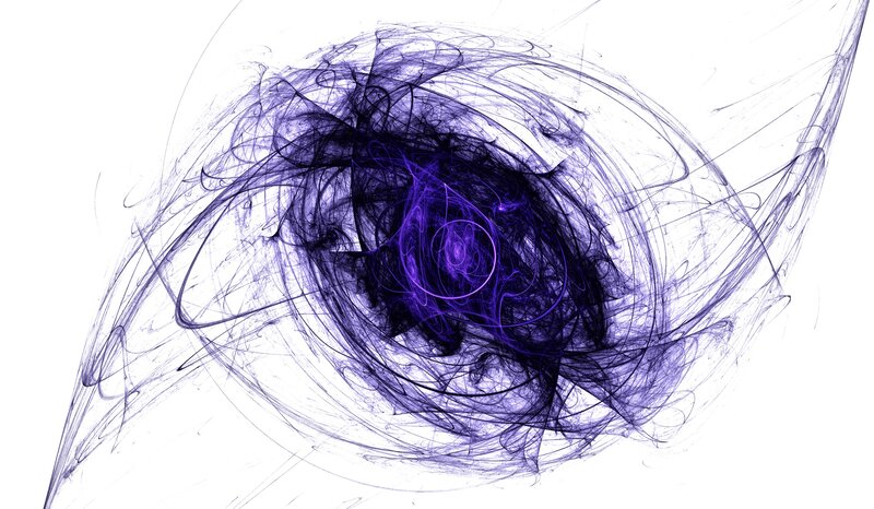abstract purple fractal swirl