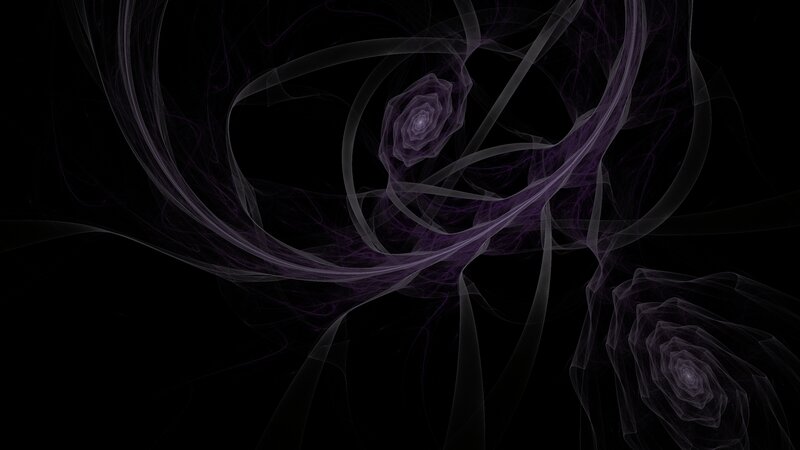 Abstract purple fractal swirls