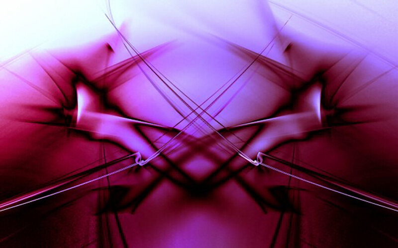 Abstract Purple Fractal