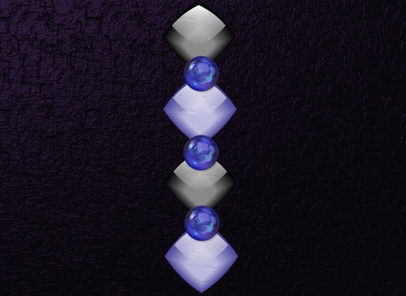 abstract purple gemstone design