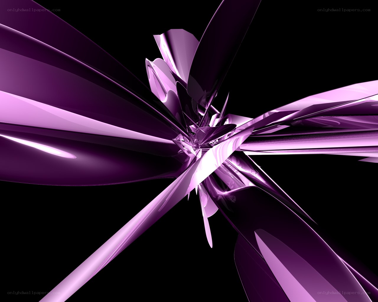 Abstract purple geometric design