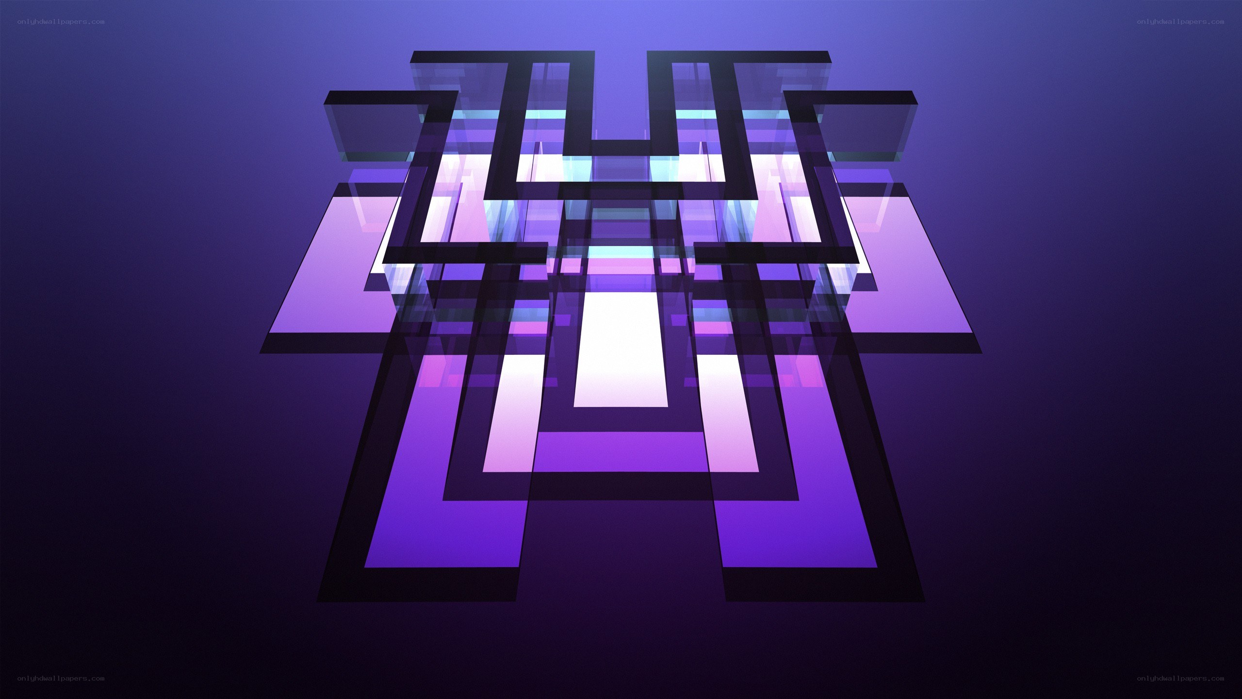 abstract purple geometric design