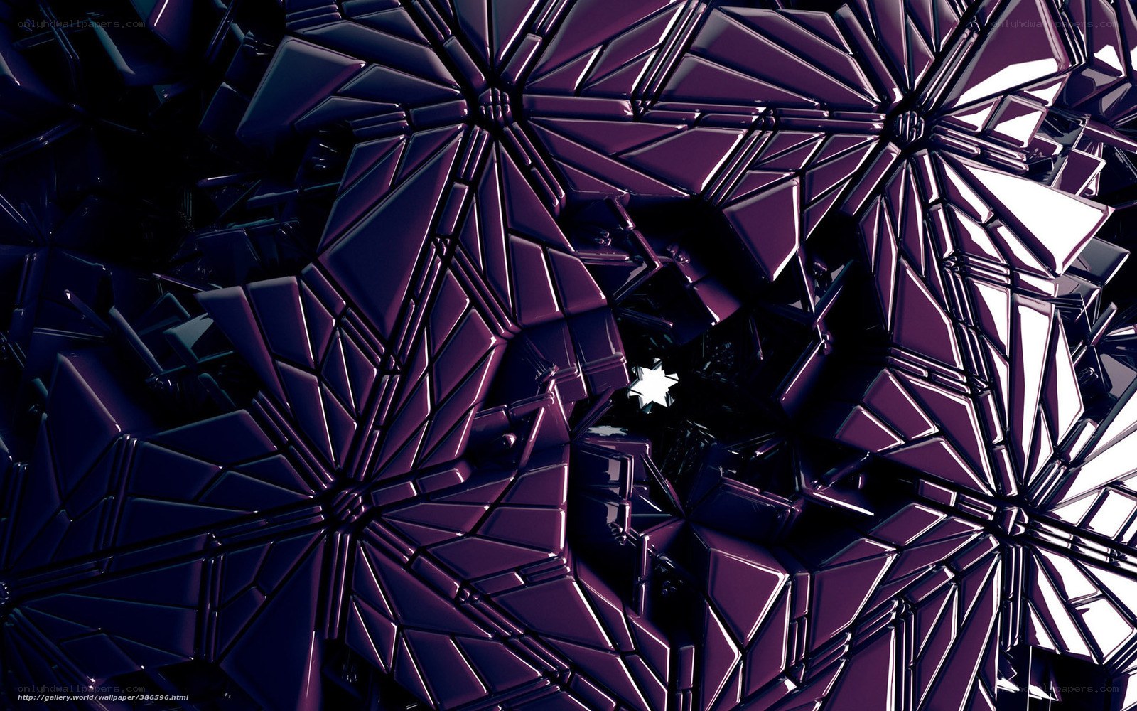 Abstract purple geometric pattern
