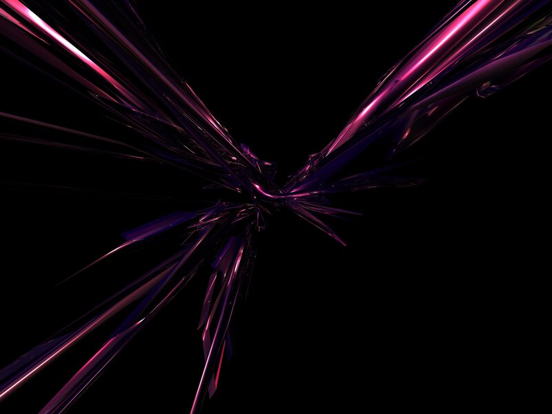 Abstract purple light beams