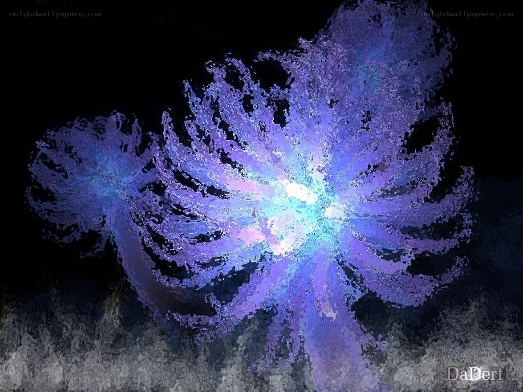 abstract purple light burst