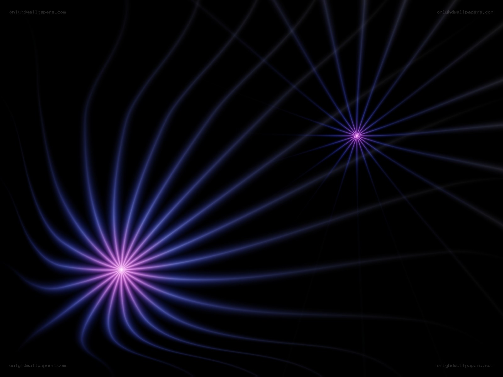 Abstract purple light burst