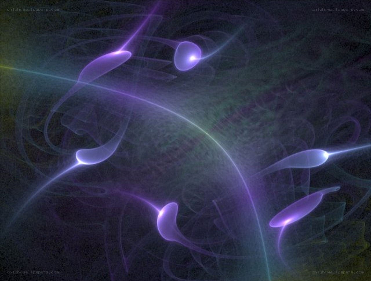 Abstract purple light forms