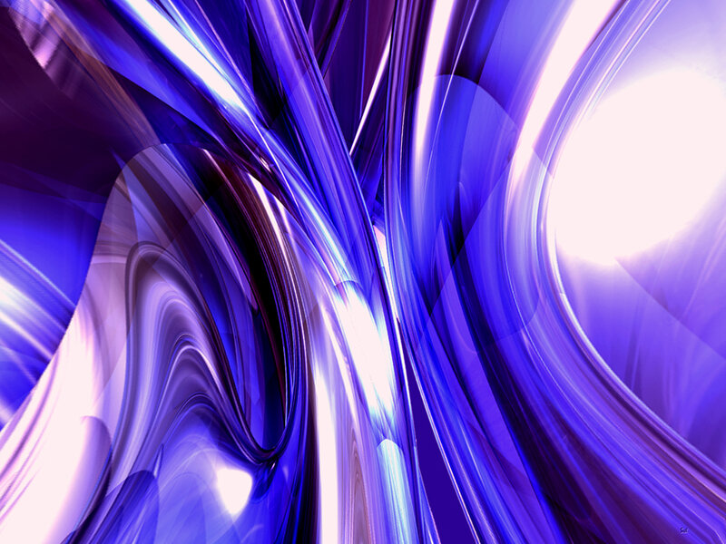 Abstract purple light swirl