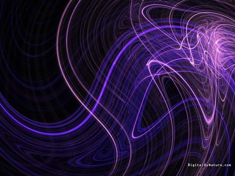 Abstract purple light waves