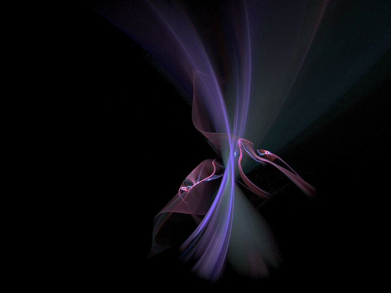 Abstract purple light waves