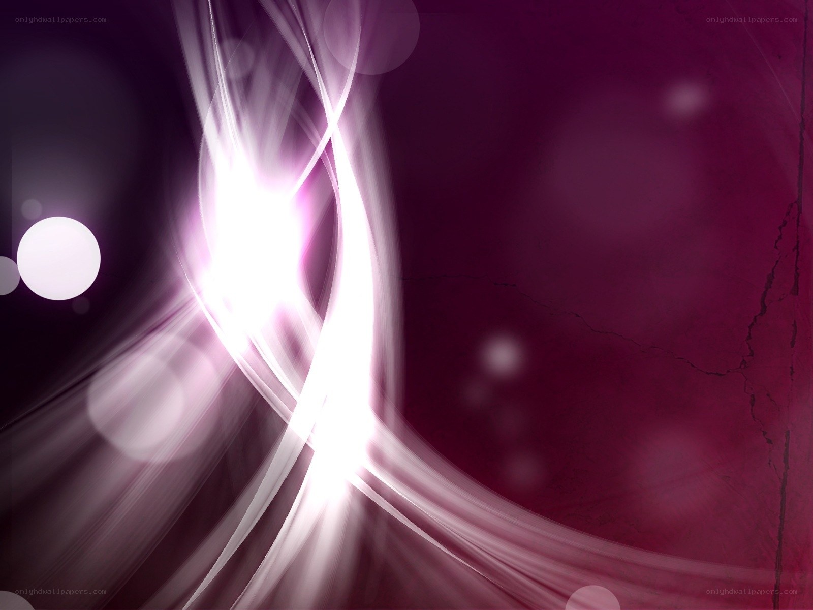Abstract purple light waves