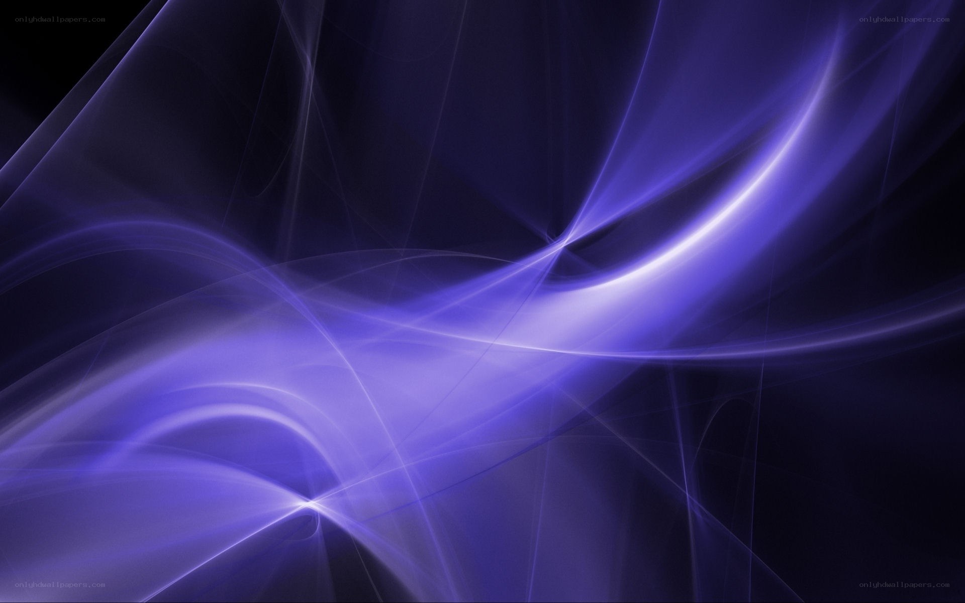 Abstract purple light waves