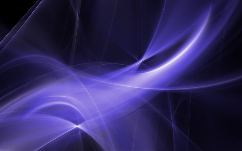 Abstract Purple Light Waves — Ethereal, Digital Art