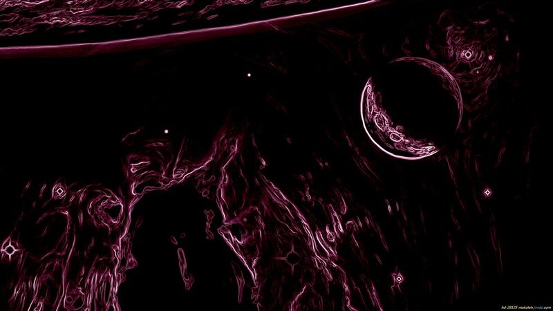 Abstract Purple Nebula