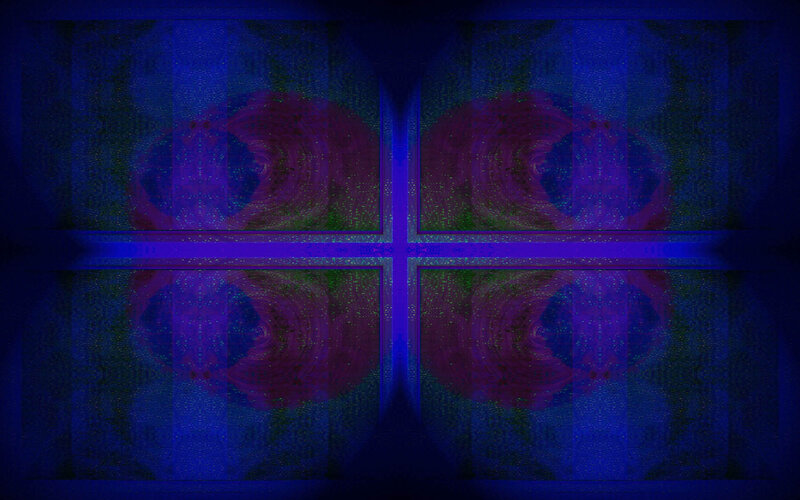 Abstract Purple Pattern — Blue
