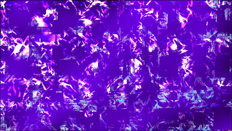 Abstract Purple Pattern — Chaotic, Glitch