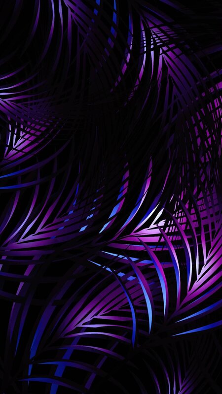 Abstract Purple Pattern — Dark, Digital Art