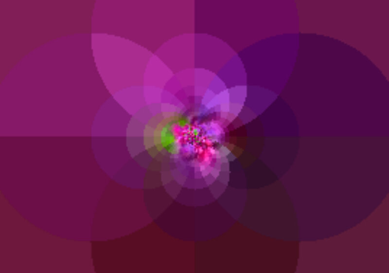 Abstract Purple Pattern — Hypnotic, Digital Art, Pink