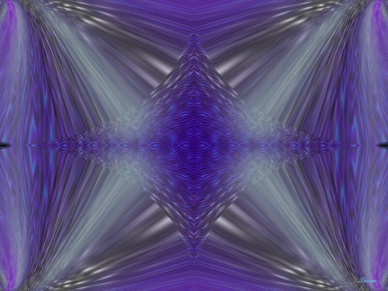 Abstract Purple Pattern — Hypnotic, Digital Art