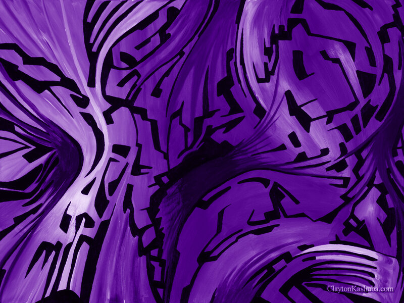 Abstract Purple Pattern