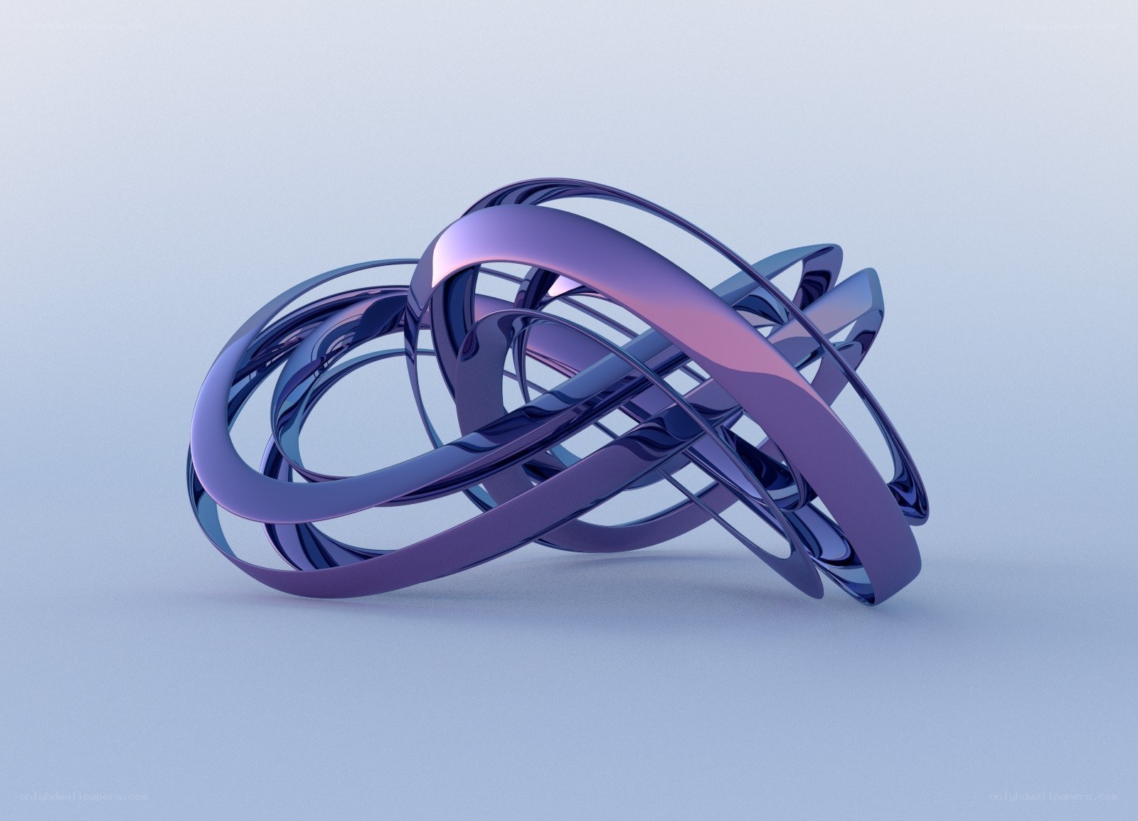 abstract purple sculpture