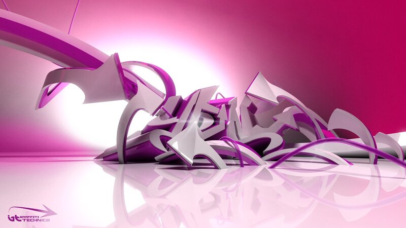 Abstract Purple Sculpture — Dynamic