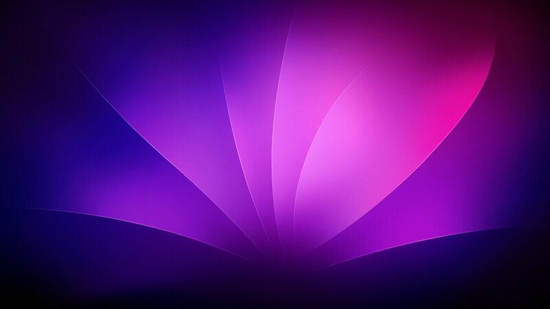 Abstract Purple Shapes — Calm, Curved Lines, Gradient