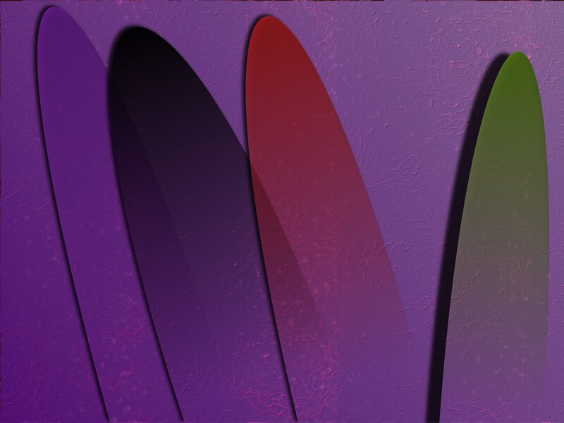 Abstract purple shapes
