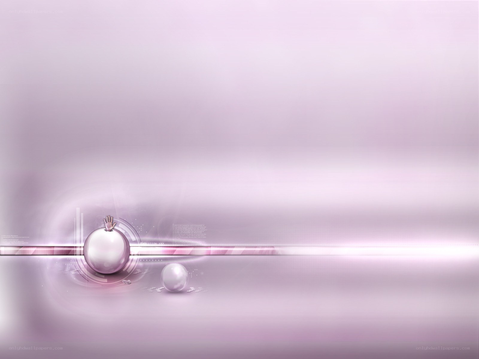 abstract purple sphere design