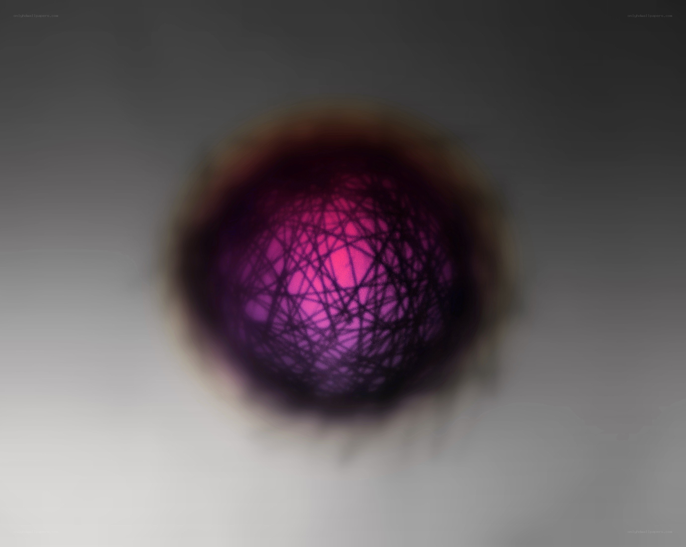 abstract purple sphere