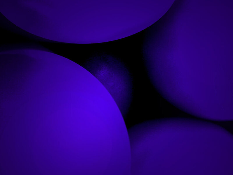 Abstract purple spheres