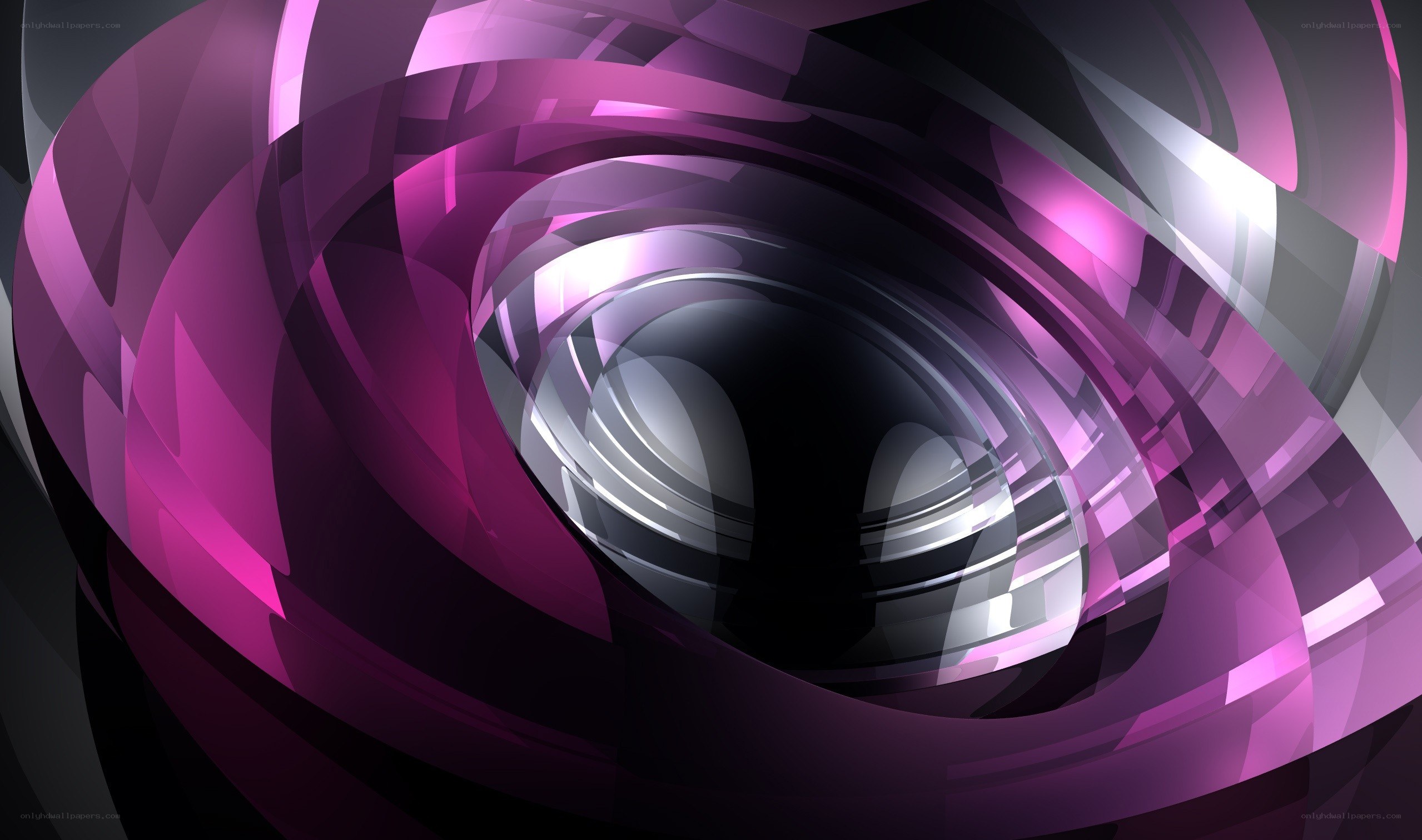 abstract purple spiral design