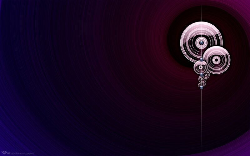 Abstract purple spiral design