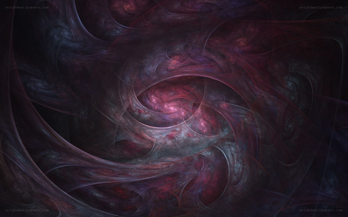 Abstract purple spiral vortex