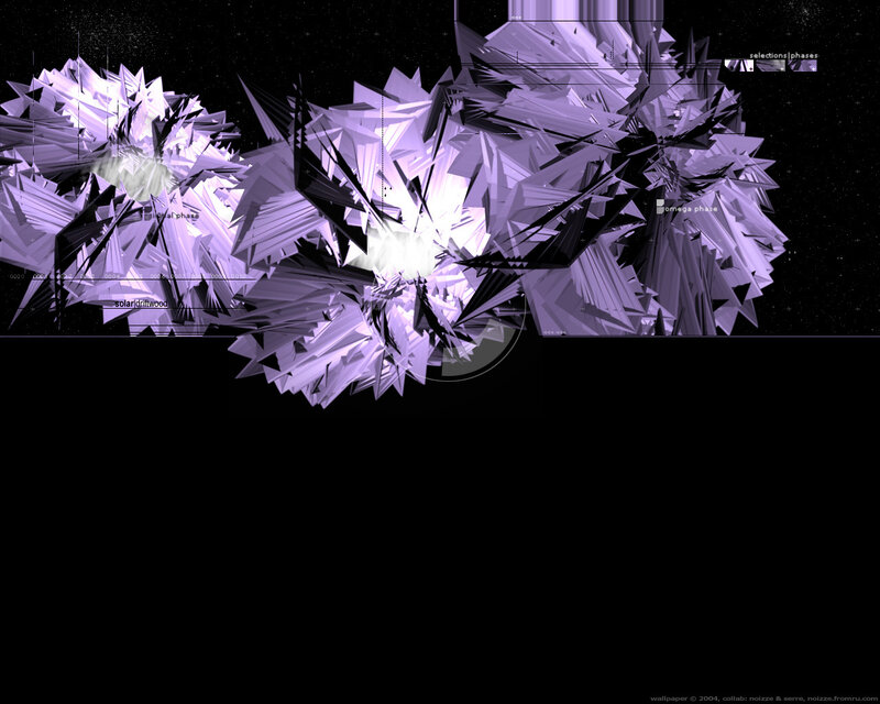 Abstract Purple Structures