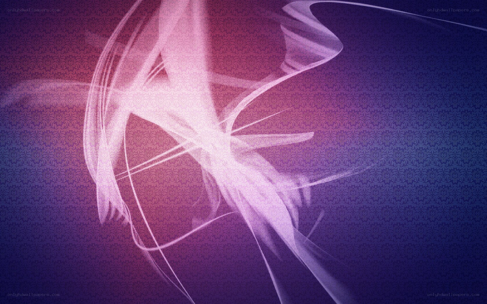 abstract purple swirl design