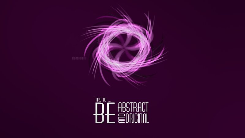abstract purple swirl design